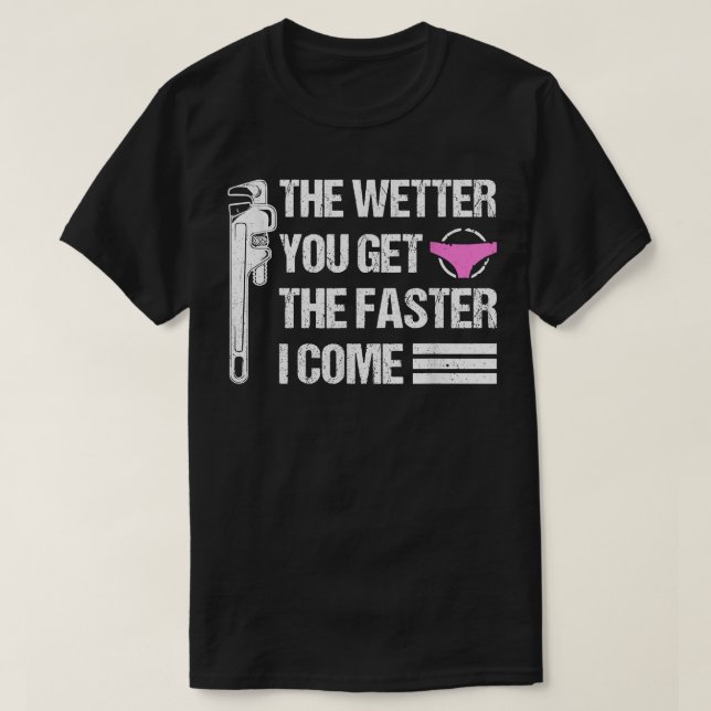 Camiseta Funny Plumber Pipefitter Chistes adultos cómicos (Diseño del anverso)