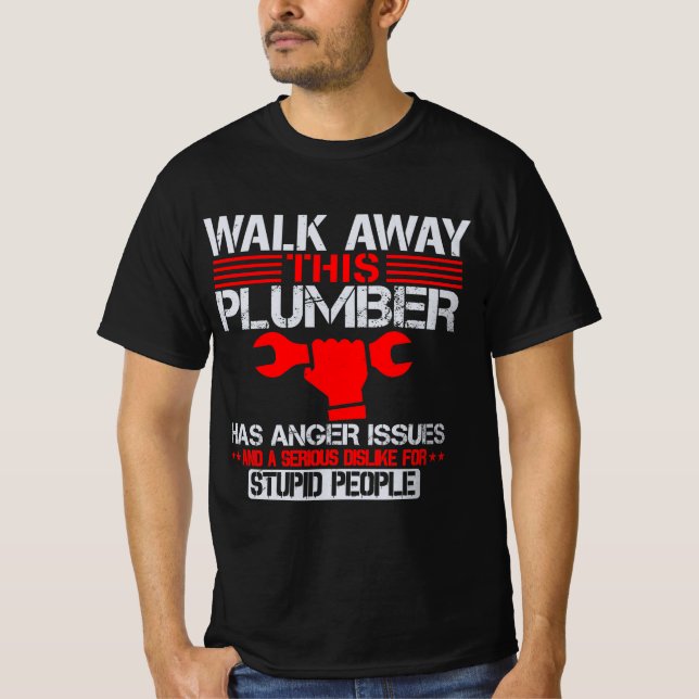 Camiseta Funny Plumber Plumbing Gift (Anverso)