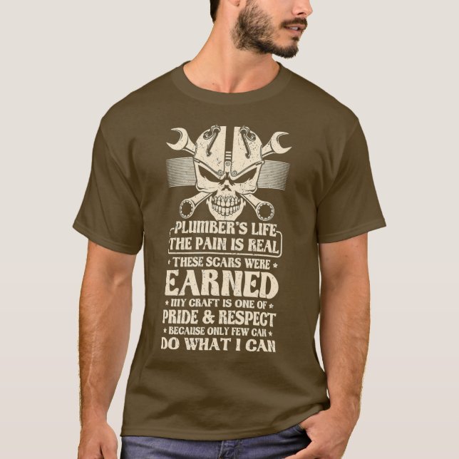 Camiseta Funny Plumber Pride Profesores Ingeniero de Calefa (Anverso)
