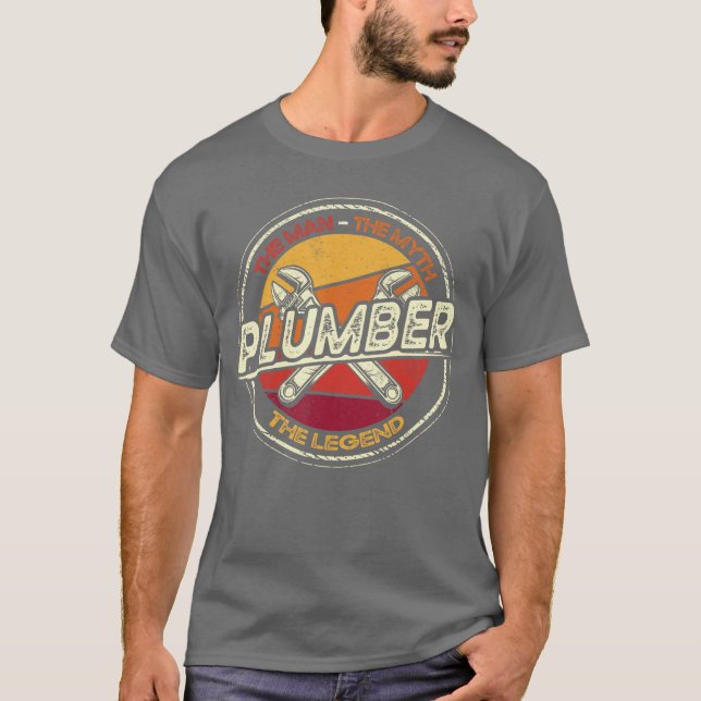 Camiseta Funny Plumbing Saying Pipefitter Plumber retro (Anverso)