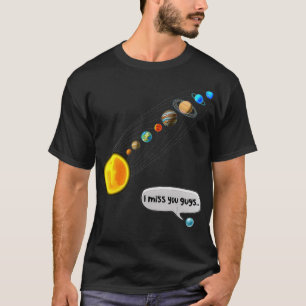Camiseta Funny Pluto and Solar System Space Science Astrono