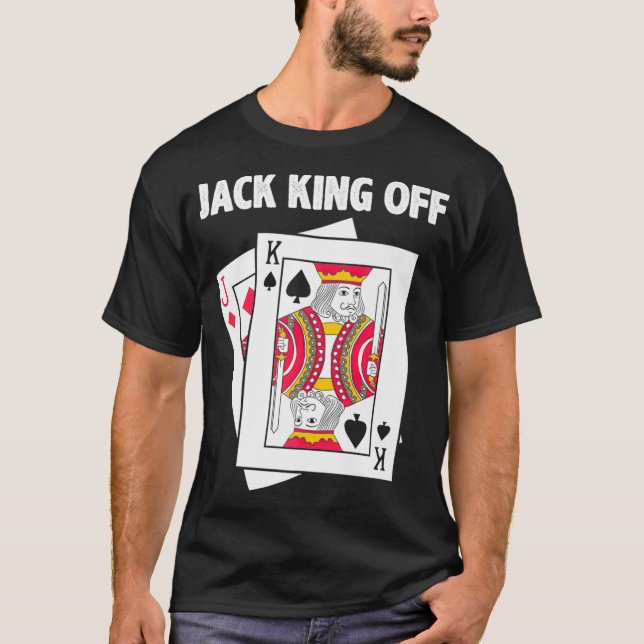 Camiseta Funny Poker Jack King Off Premium  (Anverso)