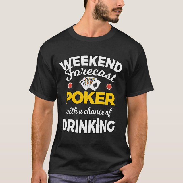 Camiseta Funny Poker Player Long Sleeve T Shirt (Anverso)