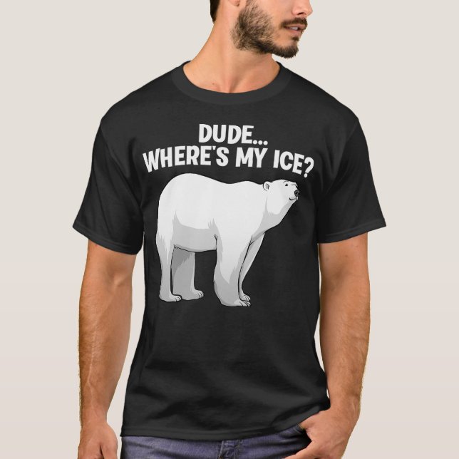 Camiseta Funny Polar Bear Design For Men Women Kids Polar B (Anverso)