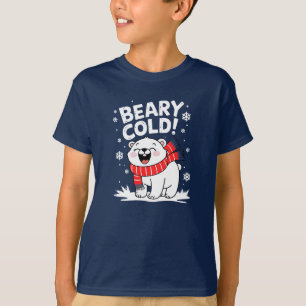 Camiseta Funny Polar Beary Cold Navidades