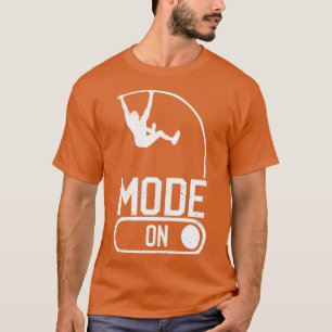 Camiseta Funny Pole Vault Pole Vaulage Modo de salto O