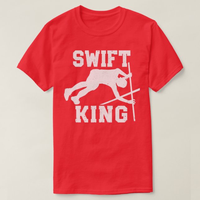 Camiseta Funny Pole Vault Pole Vaulle Swing King (Diseño del anverso)