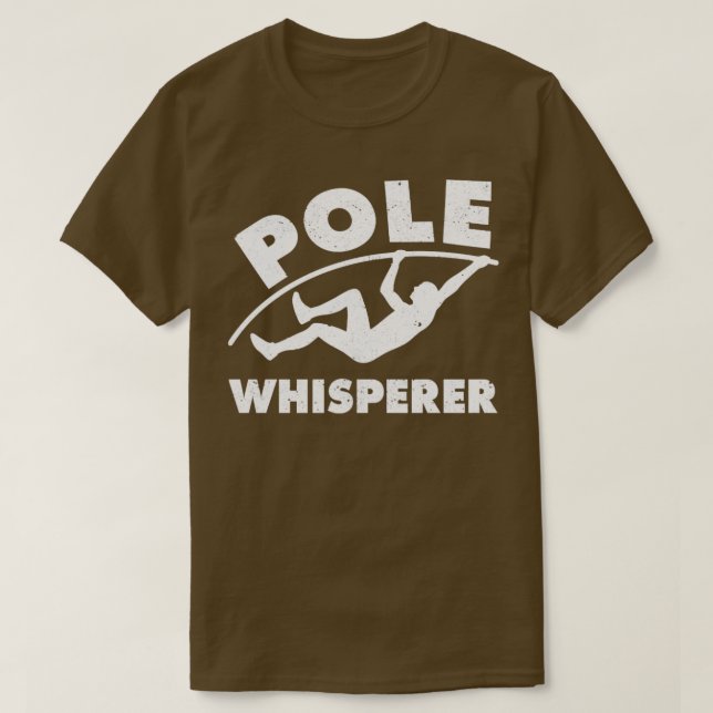 Camiseta Funny Pole Vault Pole Vaulting Pole Whisperer (Diseño del anverso)