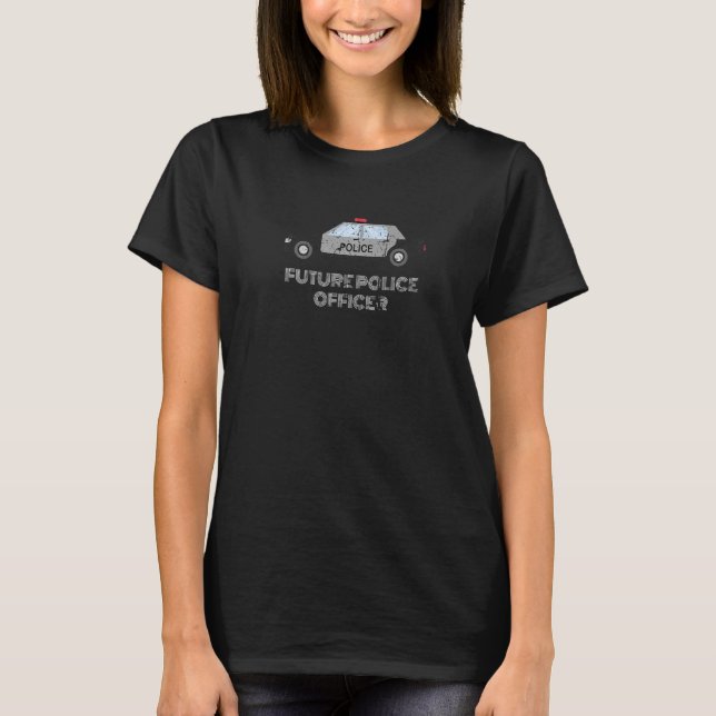 Camiseta Funny policía de futuro de Guay (Anverso)