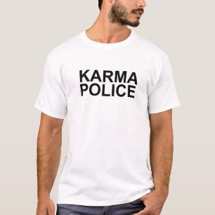 Camiseta Funny policía de Karma Namaste Espiritual Nerk Gee