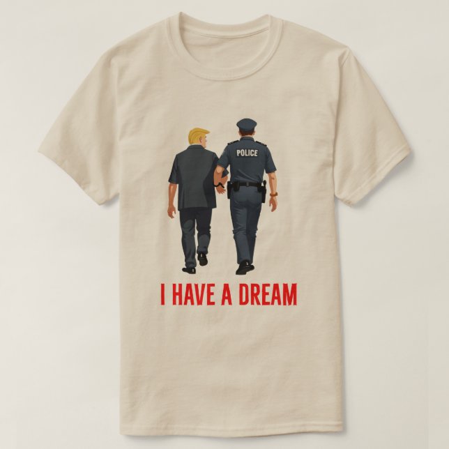 Camiseta Funny policía de Trump - Prisión Trump 'Tengo un s (Diseño del anverso)
