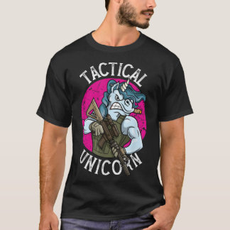 Camiseta Funny policía táctica unicornio para el cuerpo de 