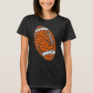 Camiseta Funny Polka Dot Football Lover Player Internationa