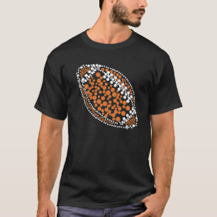 Camiseta Funny Polka Dot Football Lover Player Internationa