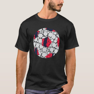 Camiseta Funny Polka Dot Soccer Lover