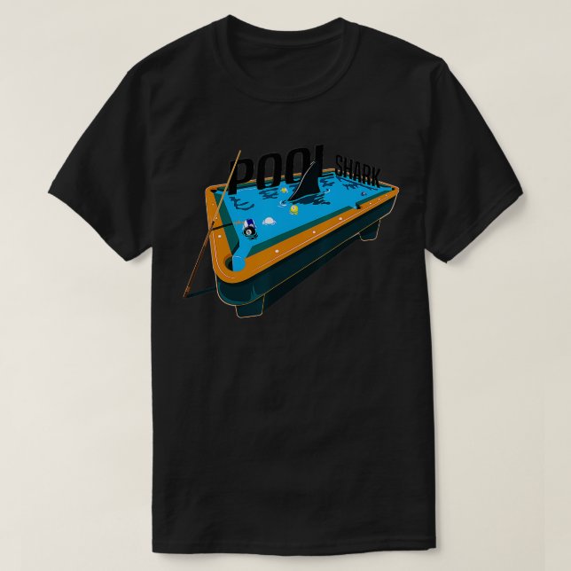 Camiseta Funny Pool Player s Pool para los amantes de Billi (Diseño del anverso)