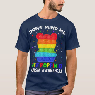 Camiseta Funny Poppin Bear Autismo Concienciación Concordan