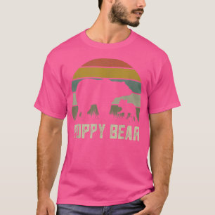 Camiseta Funny Poppy Bear s, Cub Kid Fathers Day Grandpa Vi