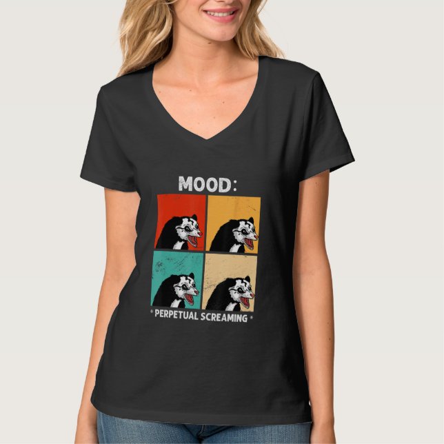 Camiseta Funny Possum mascota (Anverso)