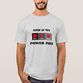 Camiseta Funny Power Suite Work From Home T Shirt