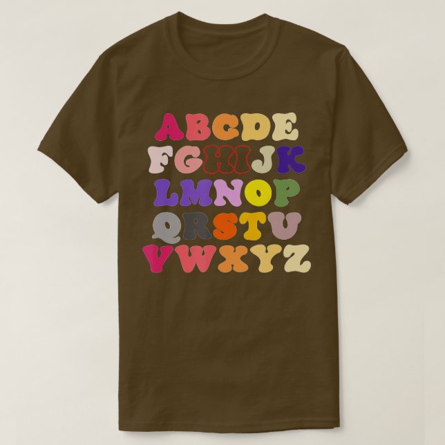 Camiseta Funny Pre K Kindergarten Hi Alphabet Back To Schoo (Diseño del anverso)