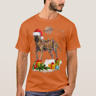Camiseta Funny Presa Canario Navidades de perros iluminan S
