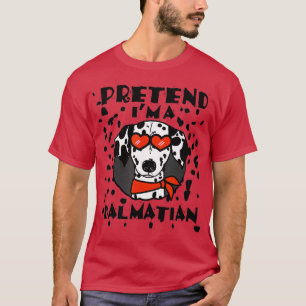Camiseta Funny Pretend I'm a Dalmatian Dog Halloween DIY Co