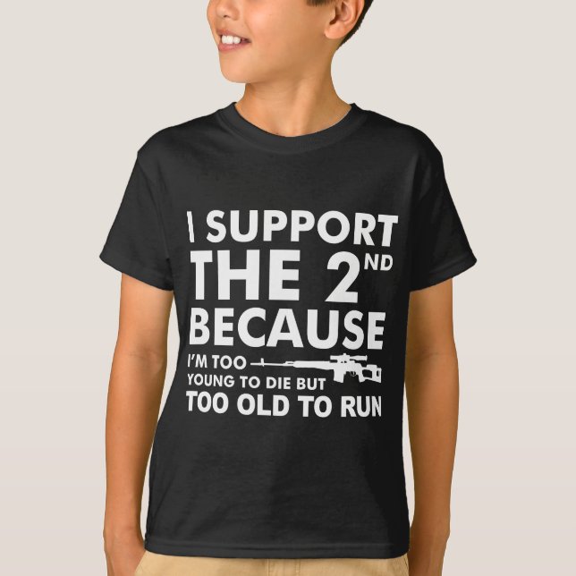 Camiseta Funny Pro Segunda Enmienda Gun Lover Gift Support (Anverso)