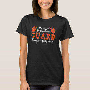 Camiseta Funny Profesión Cita Legendaria Guardia