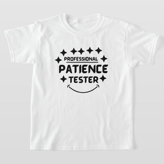 Camiseta Funny Profesional Patient Tester Kid (Distribución)