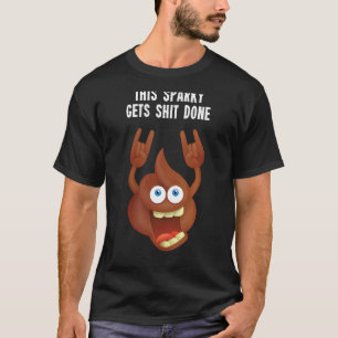 Camiseta Funny Profesional Sparky Electrician Construcción