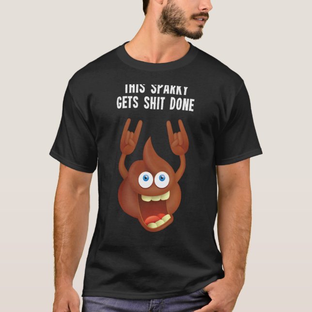 Camiseta Funny Profesional Sparky Electrician Construcción (Anverso)