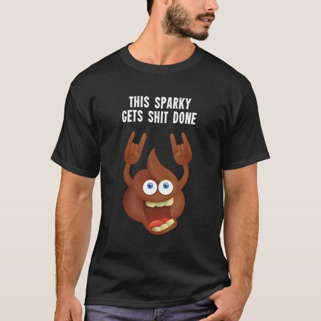 Camiseta Funny Profesional Sparky Electrization Constructio (Anverso)