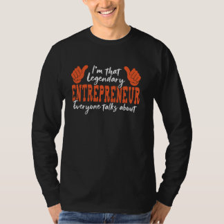 Camiseta Funny Profession Cita a legendario empresario