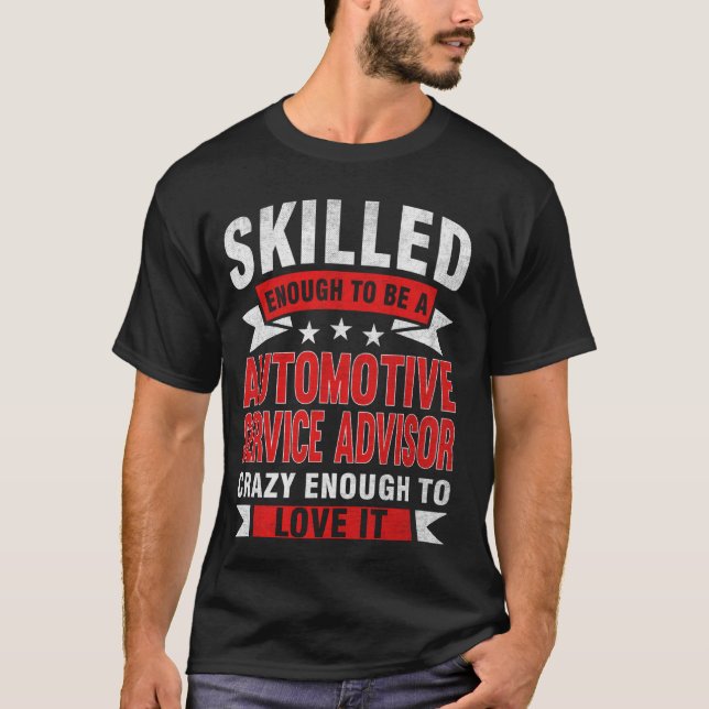 Camiseta Funny Profession Quote Servicio de Automoción Espe (Anverso)