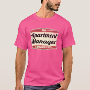 Camiseta Funny Profession Quote Vintage Apartment Manager