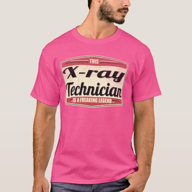 Camiseta Funny Profession Quote Vintage X ray Technician (Anverso)