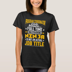 Camiseta Funny Program Organizador Administrador Coordinado