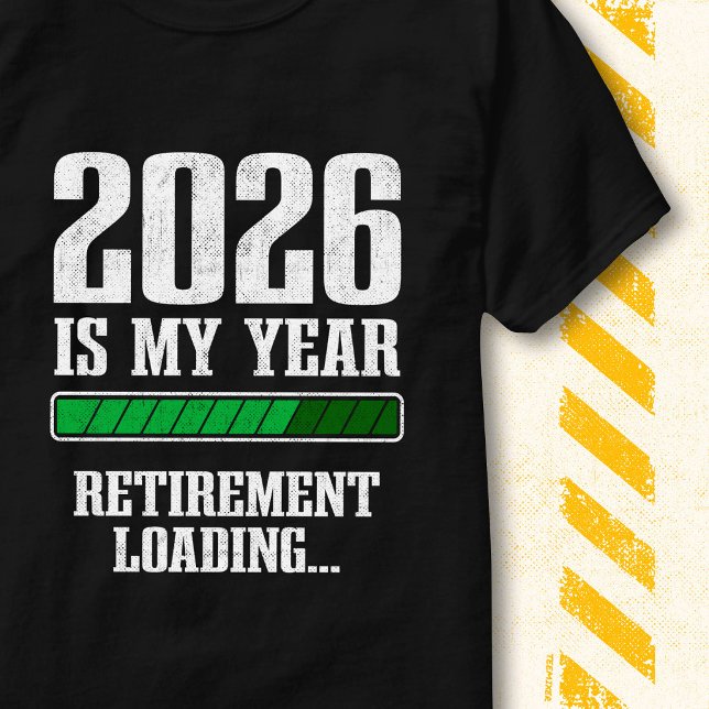 Camiseta Funny Progress Bar Retired 2026 Retirement Loading (Subido por el creador)
