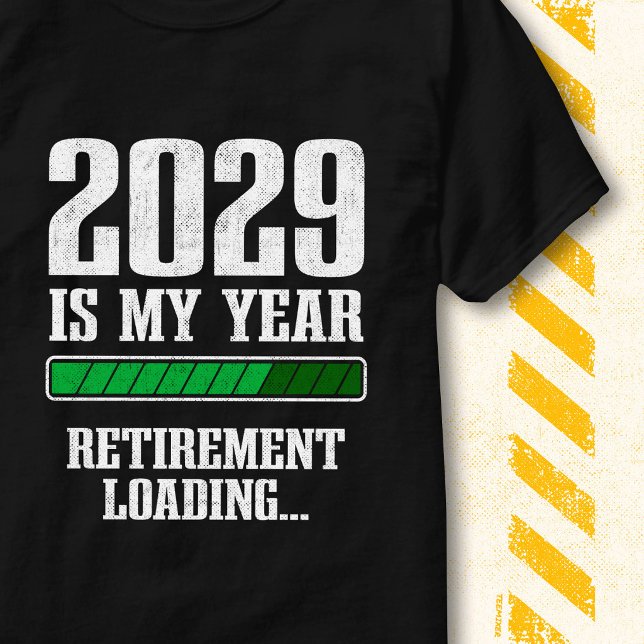 Camiseta Funny Progress Bar Retired 2029 Retirement Loading (Subido por el creador)