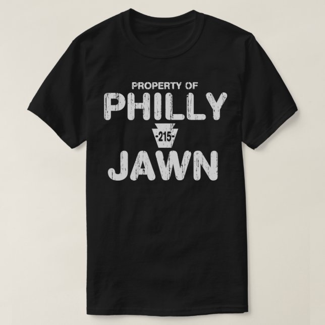 Camiseta Funny Property of Philly Jawn  Philadelphia Fan Gi (Diseño del anverso)