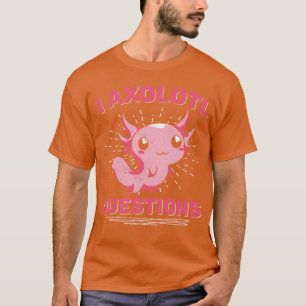 Camiseta Funny Propietario de Axolotl Amphibian Mascota Cut