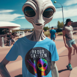 Camiseta Funny PROUD GAYLIEN LGBTQ+