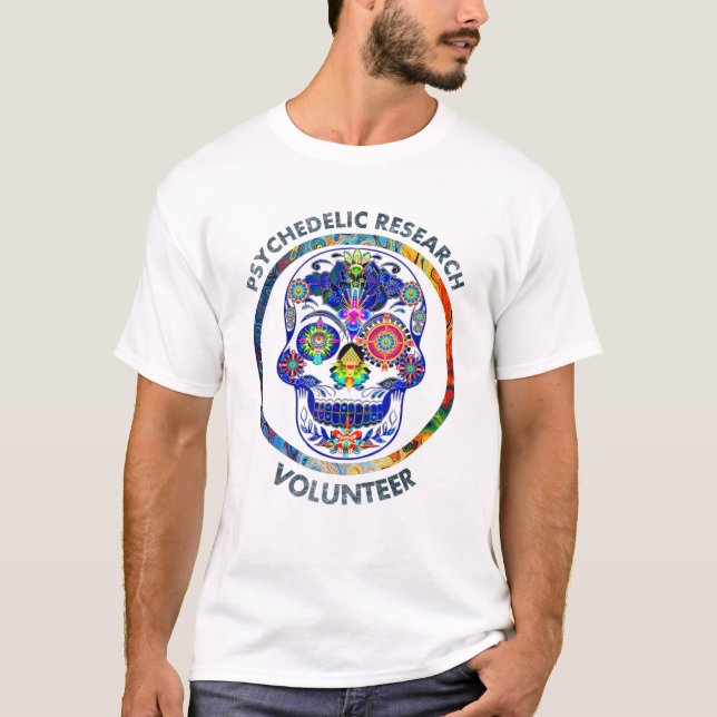 Camiseta Funny psychedelic research (Anverso)