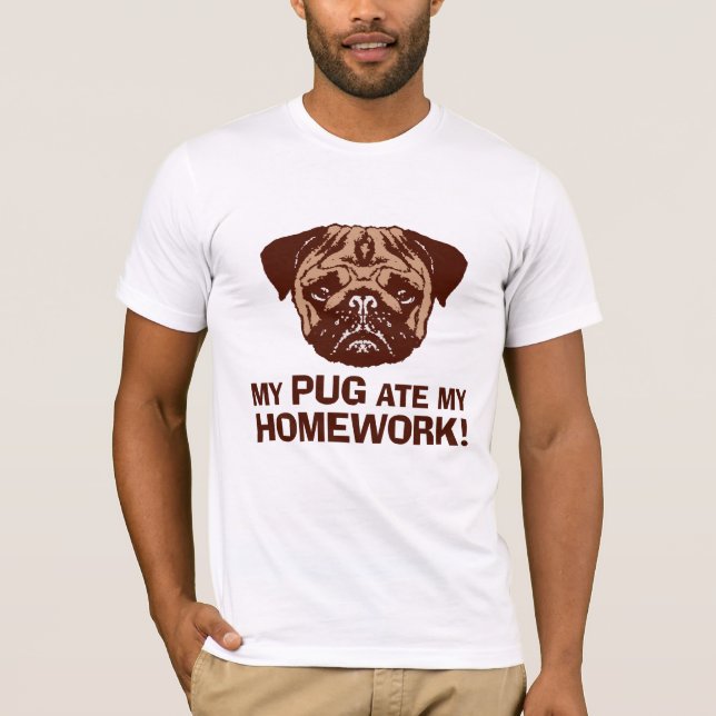 Camiseta Funny Pug (Anverso)