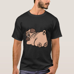 Camiseta Funny Pug Butt Dog Ilustracion Classic T-Shirt 74