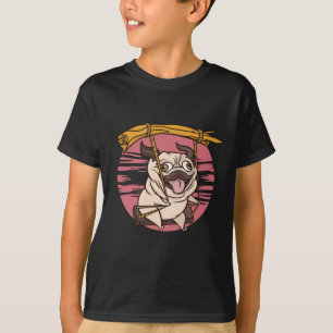 Camiseta Funny Pug Swinging