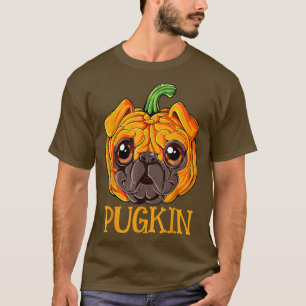Camiseta Funny Pugkin Pug Halloween Discurso de Acción de G