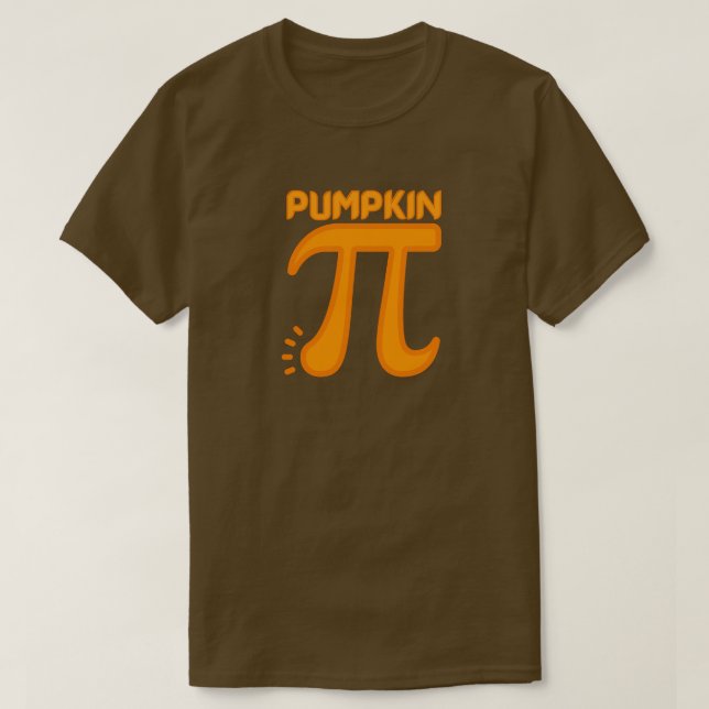 Camiseta Funny Pumpkin Pi (Diseño del anverso)