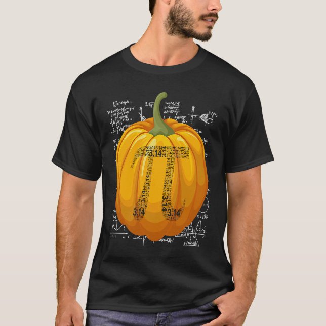 Camiseta Funny Pumpkin Pie 3 14 Pi Number Symbol Math Teach (Anverso)